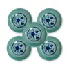 Plato de vinagre de melamina que atrae dinero, plato para salsa, plato pequeño, plato redondo de imitación de porcelana, plato para salsas de inmersión resistente a caídas, plato para condimentos de mostaza y salsa de soja, uso comercial