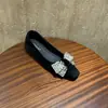2026 Novos Sapatos Rasos Quadrados de Baixo Corte Estilo Retrô Francês para Mulheres Sapatilhas de Laço Sapatos de Vovó