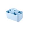 Caja de Almacenamiento de Escritorio, Compartimentos Varios, Control Remoto Multicompartimento, Canasta Portátil para Cosméticos, Caja Organizadora de Herramientas con Asa, Cesta de Almacenamiento