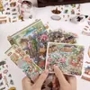 Sonho da Câmara Vermelha e Cena à Beira do Rio no Festival Qingming: Edição Avançada Adesivos de Cenário, Série Obra-Prima Imersiva de Viagem no Tempo Estilo Antigo, Colagem para Alívio do Estresse
