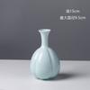 Jingdezhen Imitação Song borda de pepino garrafa cerâmica Zen vintage vaso decoração de mesa casa recipiente para arranjo de flores chinês