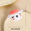 Muñeca de Peluche con Cabeza de Animal de Dibujos Animados Broche de Felpa Accesorios Decorativos Joyería Colgante de Bolso Accesorios para Joyería DIY