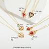 Europa y Estados Unidos súper ventas creativo retro dopamina amor colgante cadena de clavícula nicho clásico moda collar joyería