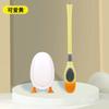 Pato Amarillo Buceador Cepillo de Silicona para Inodoro Doméstico Sin Ángulos Muertos Montado en la Pared Artefacto Juego de Limpieza para Baño