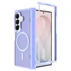 Capa de celular Samsung Fold8 ultra transfronteiriça, magnética, capa lateral com sensação de pele e design de mola, capa tudo-em-um anti-queda zfold8u