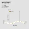 Lámpara de Araña Larga para Villa Loft Lujo Nórdico Creativo Luz para Escaleras Moderna Simple Luz LED Foco para Sala de Estar