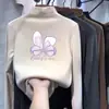 Camiseta Térmica Base de Otoño para Niñas 2025 Nueva Elegante Camiseta de Otoño e Invierno para Niños Top Grueso de Dibujos Animados
