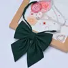 Uniforme de Licenciatura Foto de Graduación Corbata de Moño Femenina JK Estilo Japonés Estilo Preppy Uniforme de Marinero Uniforme Escolar Borgoña Moño Raíz de Pluma Cuello de Flor