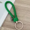 Llavero Creativo de Cuerda de Cuero Estilo Diadema Tejida para Hombres y Mujeres Lanyard para Llave de Coche Colgante para Bolso Accesorios Venta al por Mayor
