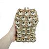 Jxl Sacola de Jantar com Diamantes Transpassados Strass Banquete Mão Feminina Bolsa Clutch Fabricante Atacado