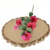 Eucalipto Artificial Flor de Margarita Tallo Único Boda Material de Flor Artificial Flor de Seda Salón de Bodas Restaurante Hotel Decoración con Flores Artificiales