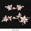 Botões Originais de Qipao Tecidos à Mão, Botões de Flor Grande Pérola Estilo Chinês, Botões Decorativos Acessórios Vintage para Trajes Hanfu Tang