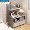 Mesita de Noche Moderna Sencilla para Dormitorio, Pequeño Armario de Almacenamiento para Uso Doméstico, Armario de Almacenamiento Fácil de Montar para Apartamentos de Alquiler, Armario de Mesita de Noche para Sala de Estar