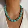 Yongge Jewelry Estilo Fresco Europeo y Americano Pulsera de Cuentas Cilíndricas de Acrílico Color Macarrón Cubo Cuadrado Accesorios de Mano Al por Mayor