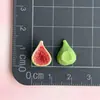 Super Mini Juguetes de Comida en Miniatura de Frutas 3D Resina Pegamento de Crema DIY Aretes Juguetes Fundas de Teléfono Venta al por Mayor Transfronteriza