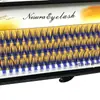 Cílios postiços flor hot melt cor nova transfronteiriços cílios postiços florais naturais confortáveis curvados cílios de único tufo autoadesivos atacado