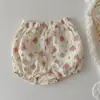 INS Pantalones Cortos de Pan Zou Zou con Estampado de Bebé para Niña, Suaves, Casuales, para Trasero Grande