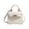 Bolsa Infantil 2026 Nova Moda Europeia e Americana Alto Brilho Padrão Pedra Mini Bolsa Kelly para Meninas Bolsa Transversal Passarela Pai e Filho