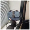 Comércio Exterior Transfronteiriço Simples 2026 PU Couro Moda Cinto Tendência Simples Personalidade Simples Transversal Portátil Pequeno Quadrado Bolsa de Ombro Único