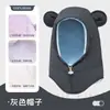 Chapéus e Cachecóis de Outono e Inverno para Meninos e Meninas, Chapéus Espessos à Prova de Vento com Proteção para Orelhas de Bebê, Chapéus Lei Feng Quentes