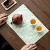 Paño de Cocina al por Mayor, Absorbente, Estilo Zen, Paño para Mesa de Té Estilo Chino, Paño Especial para Mesa de Té, Base de Paño Estilo Nacional para Tetera, Paño Impermeable para Ceremonia del Té