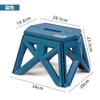 Silla Plegable para Exterior Taburete de Plástico Portátil Estilo Picnic Camping Silla Pony para Pesca Dormitorio Hogar Banco Pequeño para Cambiarse los Zapatos