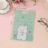 Bolsa com Zíper para Lanches de Ursinho de Desenho Animado Translúcida Espessada Bolsa de Armazenamento de Doces Lanches Biscoitos para Crianças Bolsa com Zíper para Joias