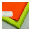 Tecido elástico xadrez de poliéster-algodão com elasticidade em quatro direções e trama de linha dupla, tecido para vestuário de trabalho de cor fluorescente feito sob medida