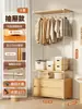 Perchero Estilo Japonés, Perchero para Ropa, Almacenamiento de Ropa para Dormitorio en Casa, Estante de Almacenamiento Multicapa, Armario de Pie, Armario Abierto