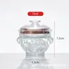 Frasco Grande de Nido de Pájaro Fresco Estofado, Botella de Empaque de Gelatina de Pescado Lista para Comer, Vidrio Transparente Espesado Resistente a Altas Temperaturas, Frasco Pequeño de Estofado Transpirable