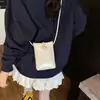 Personalizado 2026 Diseño Primavera Nueva Moda Elegante Color Sólido Simple Versátil Bolso de Teléfono de Perla para Hombro Cruzado