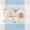 Accesorios de Tela para Niños Listos para Usar Moño Flor Forma de Cereza DIY Lindos Accesorios para el Cabello Ropa Velcro