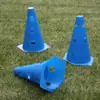 23cm agujero hexagonal logo barril logo barril obstáculo equipo de entrenamiento de fútbol para niños cono de entrenamiento cono de helado