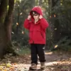Chaqueta de Otoño para Niños 2116 Nuevo Estilo Coreano Chaqueta Tres en Uno para Exteriores Infantil Abrigo de Primavera y Otoño