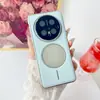 Adecuado para Huawei Mate70Pro+ Funda de Teléfono Magnética de Cuero Liso Pura80Ultra Espejo de Maquillaje P70 Gama Alta