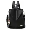 Nueva Mochila Antirrobo para Mujer, Mochila de Tela Oxford de Gran Capacidad, Bolso Escolar de Moda, Bolso de Hombro Retro, Colgante Gratis