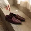 Zapatos casuales retro estilo francés para todas las estaciones, zapatos planos tipo abuela de comercio exterior transfronterizo, zapatos slip-on versátiles de cuero genuino para mujer de talla grande