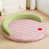 Esterilla para Mascotas Transfronteriza, Adecuada para Todas las Estaciones, Cama Fina y Transpirable para Gatos, Cama para Dormir para Perros Pequeños y Medianos con Almohada, Cama para Mascotas