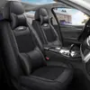 Amazon Dropshipping Wholesale Nuevo Modelo 2025 Fundas para Asientos de Coche Completamente de Cuero Hielo de Seda para Todas las Estaciones