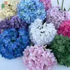 Hortênsia Anna de haste única, hortênsia grande fresca, flores artificiais para arranjos de chão de casamento, adereços de fotografia, flores decorativas de seda