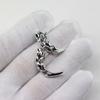 Pingente de Escama de Dragão Galvanizado em Liga Pingente Personalizado de Garra Crescente Pingente para Tecelagem ao Vivo de Comércio Exterior DIY