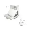 Asiento de Esquina de Perfil de Aluminio 20 30 40 45 60 80 Estándar Europeo Estándar Nacional Ángulo Recto de 90 Grados Extrusión Código de Esquina Conector