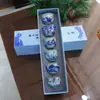 Taza de Té de Gran Capacidad con Boca Ancha para Té Pu-Er, Porcelana Azul y Blanca, Estilo Chino Nuevo, Taza Multicolor Horneada en Horno Doméstico, Juego de Regalo
