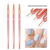 15 Nail Art Pen Venda por atacado Nail Art Tools Double Point Drill Pen Phototherapy Pull Line Pen Carving Pen Pintura Pincel Set
