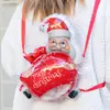 Caja de horneado con globos de Navidad bolsa de galletas bote de arroz glutinoso bolsa de caramelos crujiente de copo de nieve bolsa de turrón