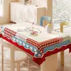 Toalha de Mesa Desenho Animado, Sem Lavagem, Impermeável, À Prova de Óleo, Resistente ao Calor, Estilo Dopamina Creme, Toalha de Mesa Retangular, Protetor de Mesa, Chá