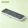 BNBSBandeja de Drenaje de Doble Capa para el Hogar de Plástico Rectangular Bandeja para Té Bandeja para Frutas Bandeja para Tazas de Agua Tazas de Té Bandeja de Drenaje