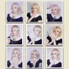 Postales Pequeñas Creativas y Hermosas Desprendibles de Cabello Rosa de Alto Valor Estético de Song Yuqi Tarjeta Pequeña Artículos de Celebridad Qiuqi Materiales para Manualidades
