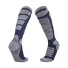 Meias de Esqui Profissionais Masculinas, Meias Esportivas, Quentes para Cruzar Fronteiras, Absorventes de Suor, Aveludadas e Espessadas, Meias Profissionais de Cano Longo para Caminhada ao Ar Livre