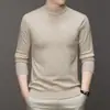 2026 Comércio Exterior Outono/Inverno Nova Malha Suéter Estilo Coreano Masculino Slim Fit Manga Longa Pulôver de Tricô Camada Base Malharia Masculino